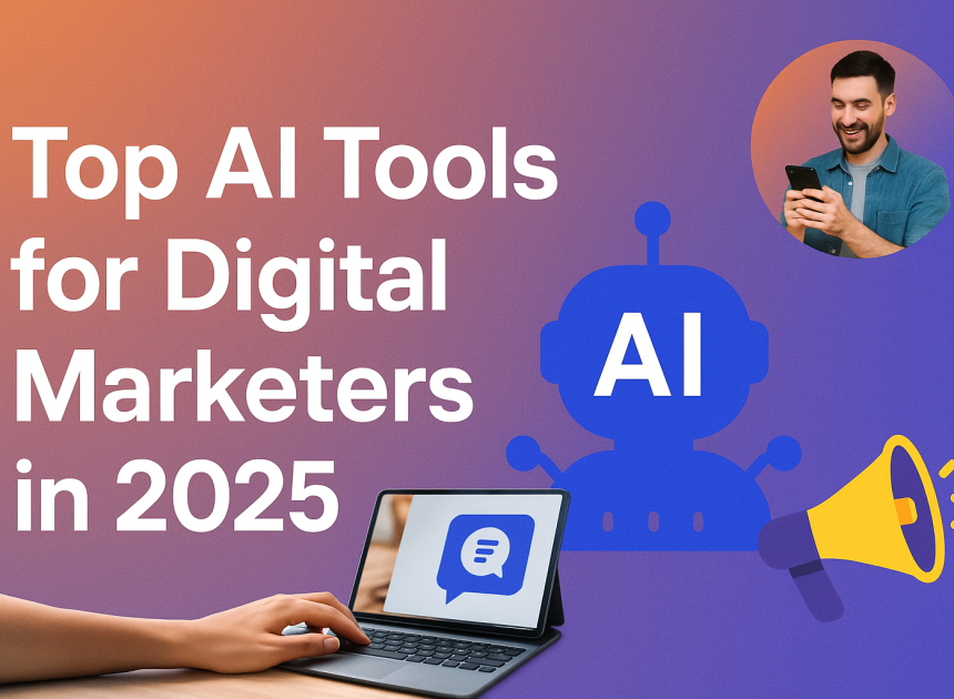 Top AI Tools for Digital Marketers in 2025