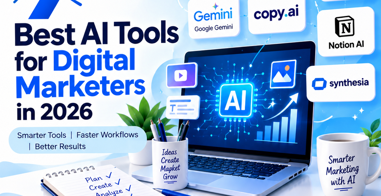 7 best AI tools for digital marketers in 2026